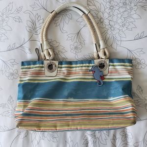 Exclusive Coach Nautical Beach Tote